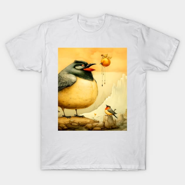 National Native American Heritage Month: "The bird who has eaten cannot fly with the bird that is hungry," - Omaha Nation Proverb T-Shirt by Puff Sumo